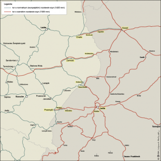 Polsko-ukraińska kolejowa infrastruktura graniczna