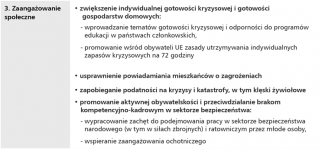 Wybrane propozycje działań zawarte w raporcie Niinistö-3