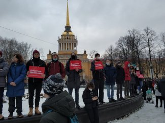 Protests in defense of Navalny. Photo: lev krylenkov