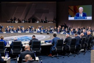 Szczyt NATO - sala posiedzeń