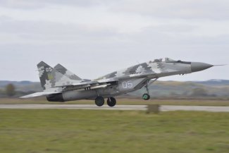 Photo presents MiG29 in 2018