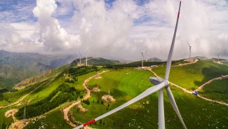 Wind Farm in Guangling County, Shanxi