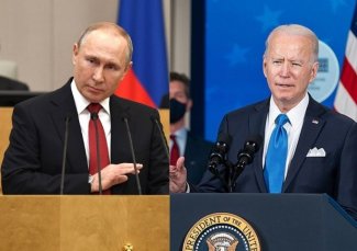 Joe Biden and Wladimir Putin 