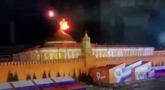 Drone explosion over the Kremlin 