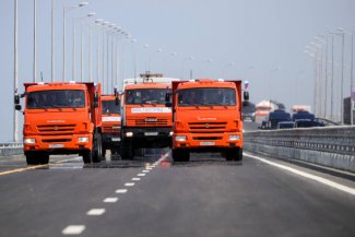 The opening of the bridge from Russia to Crimea