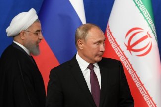 Hassan Rouhani i Władimir Putin