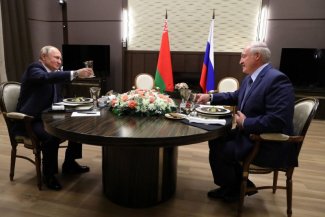 Presidents Vladimir Putin and Alyaksandr Lukashenka met on 7 December in Sochi
