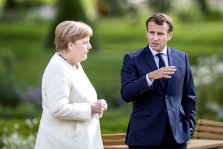Angela Merkel i Emmanuel Macron 