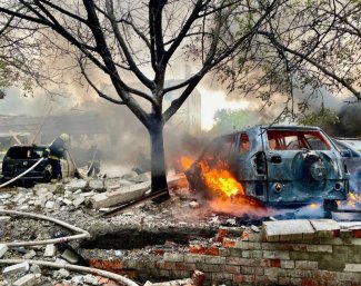 War devastation in Ukraine