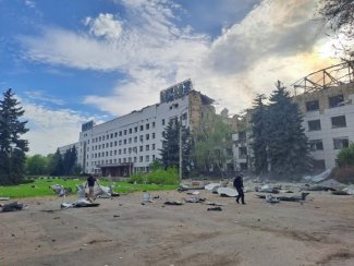 War devastation in Ukraine