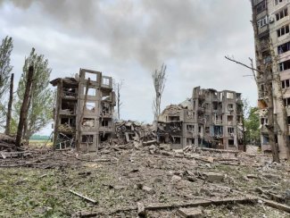 War devastation in Ukraine