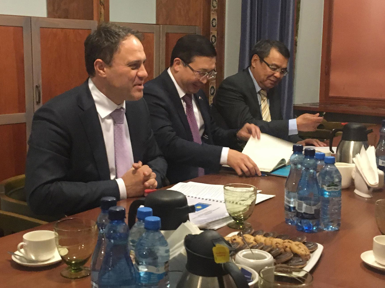 Mr Roman Vassilenko, Deputy Minister for Foreign Affairs of Kazakhstan, at the OSW